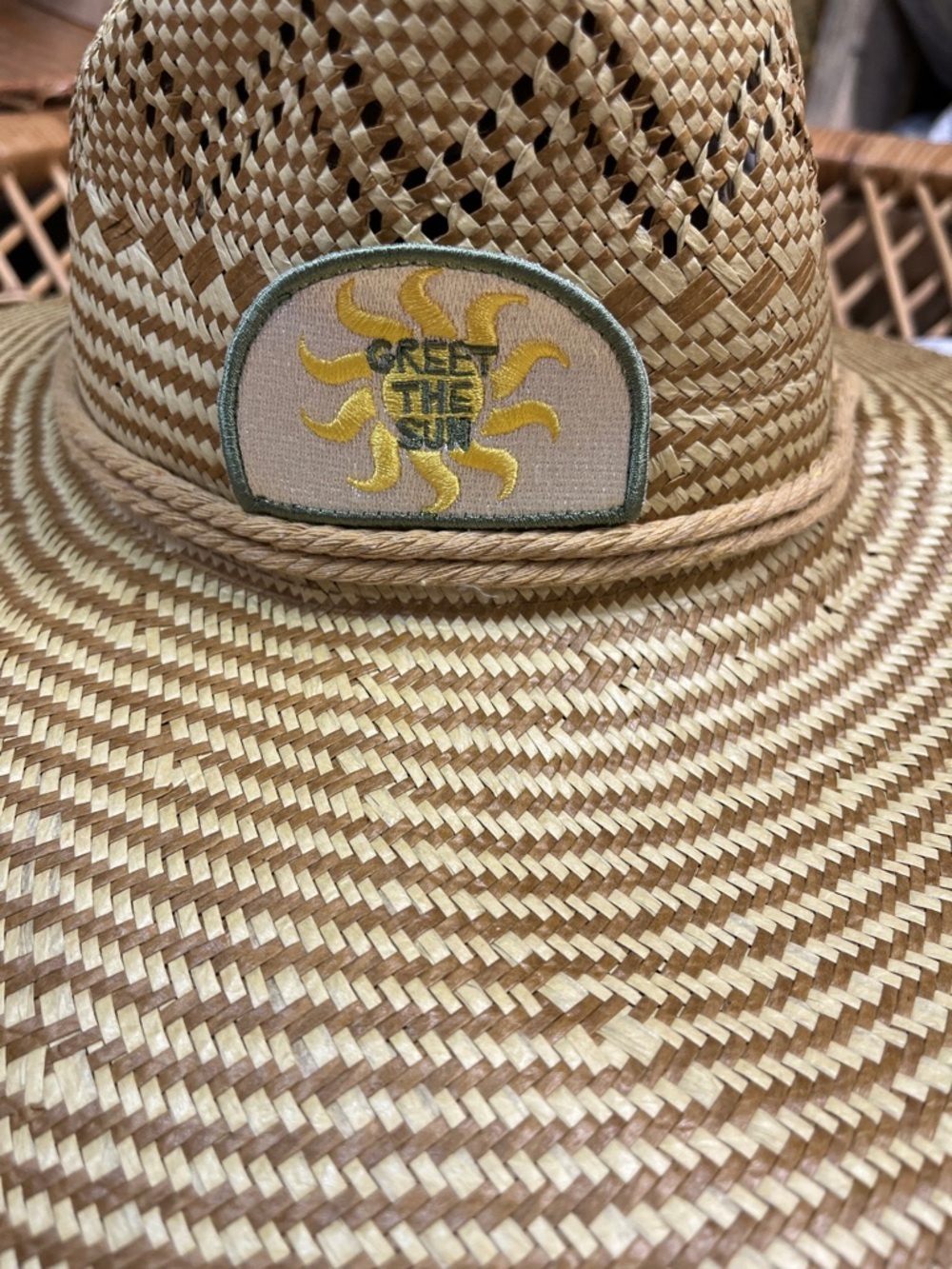 Anthropologie Wyeth Greet The Sun Lifeguard Hat One Size Needs Reshaping - Picture 3 of 7